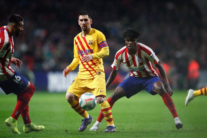 Messi (Barcelona) y Thomas Partey (Atlético)