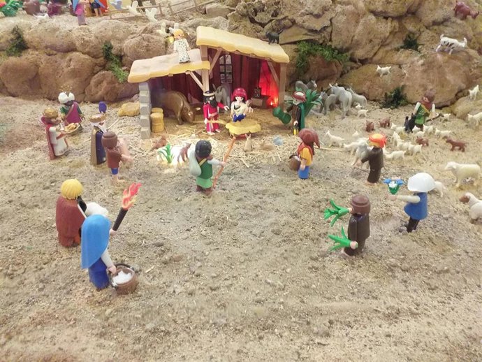 Belén solidario en Toledo a beneficio del Proyecto Mater de Cáritas