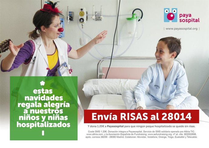 Payasospital lanza un reto solidario para poder llegar a las 500 atenciones esta Navidad