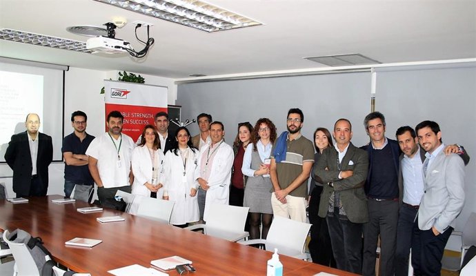 Imagen de los profesionales formados en el Hospital San Cecilio