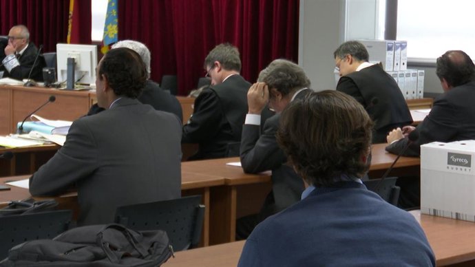 Juicio por el caso Palau en la Ciudad de la Jutsicia de Valencia