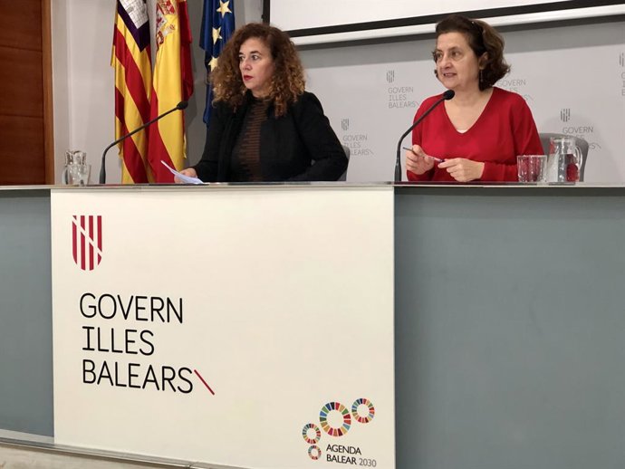 La portaveu del Govern, Pilar Costa, en roda de premsa