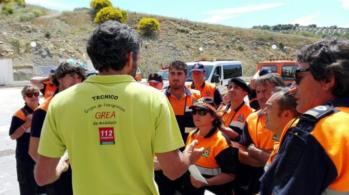 Voluntarios andaluces.