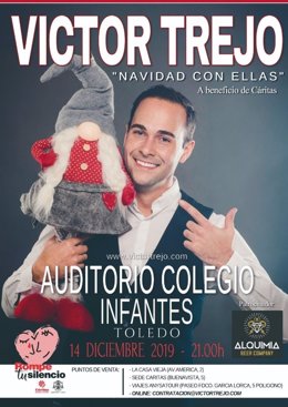 Cartel del concierto de Víctor Trejo en Toledo
