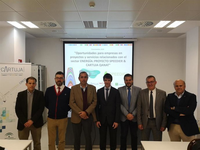 Concluye la primera fase de trabajos previos en la avenida Thomas Alva Edison del proyecto Cartuja Qnat