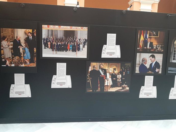 Una de las imágenes de la muestra '40 años de Constitución, 40 años de Democracia' de Europa Press y la FAMP