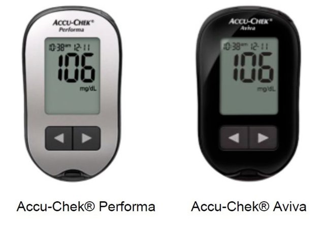 Las Bater as De Medidores De Glucosa Accu Chek Aviva Y Accu Chek 