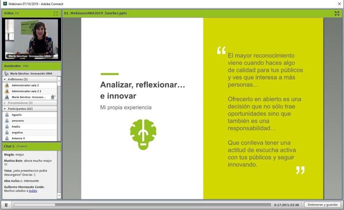 Webminar de la UNIA.