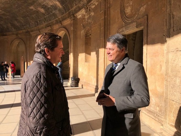 Los diputados nacionales del PP por Granada Carlos Rojas y Pablo Hispán