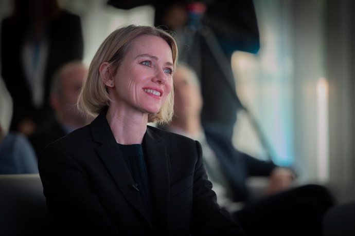 L'actriu i ambaixadora de bona voluntat nomenada per ONUSIDA, Naomi Watts, ha estat convidada d'honor en la inauguració d'una nova clínica de reproducció assistida d'Eugin, a Barcelona (Catalunya, Espanya), a 5 de desembre del 2019.