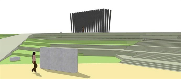 El monumento que recordará a las personas fusiladas en el Camp de la Bota entre 1939 y 1952