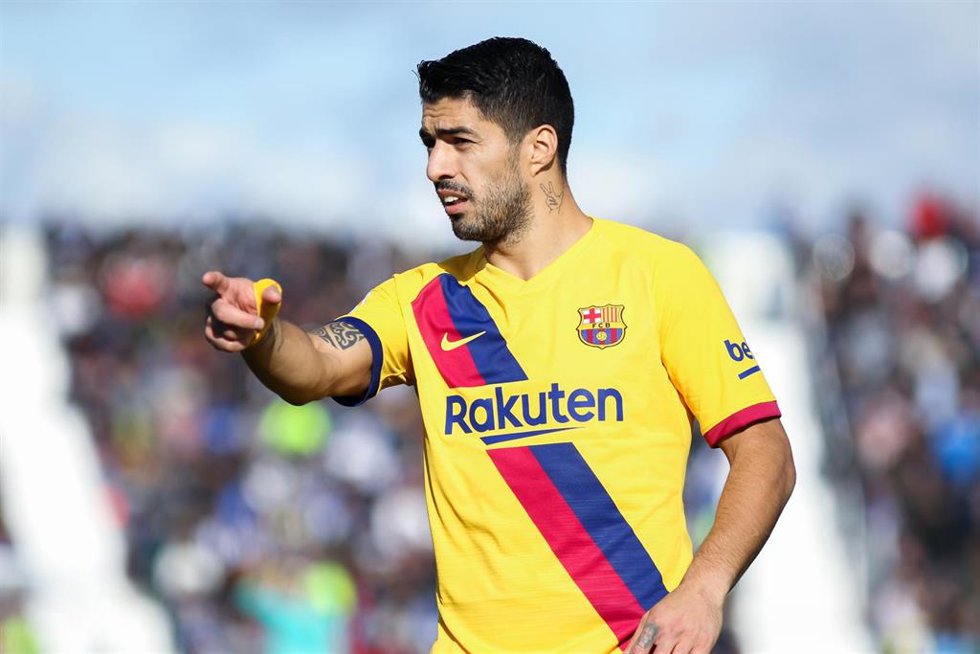Luis Suárez, delantero del Bara