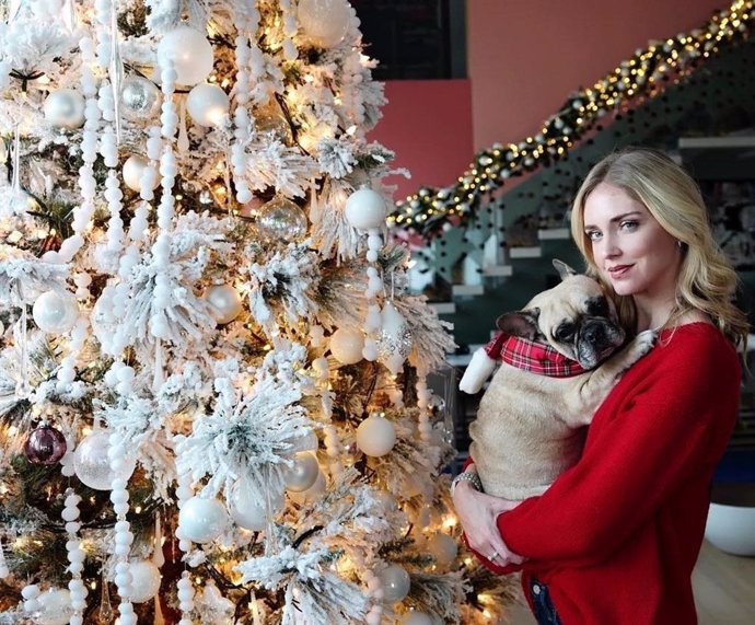 Chiara Ferragni muestra su árbol de Navidad las fiestas pasadas