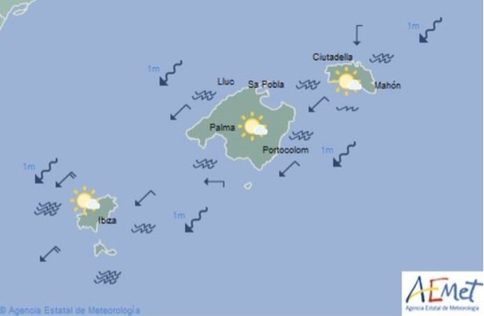 Mapa Aemet viernes 6 de diciembre