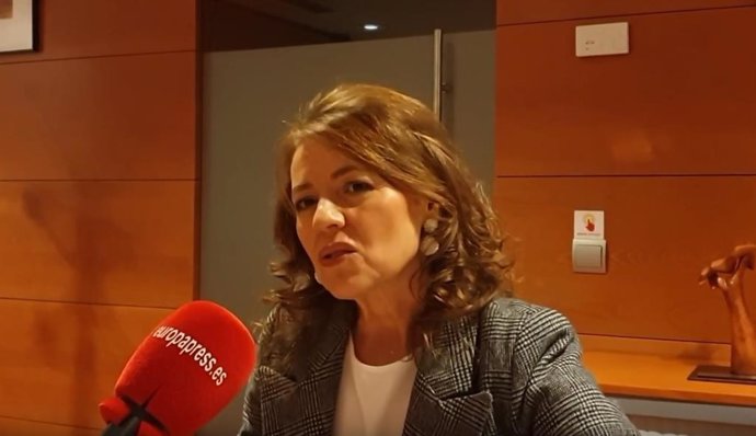 La consejera de Bienestar Social de C-LM, Aurelia Sánchez, en una entrevista con Europa Press