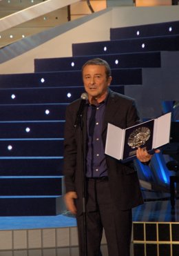 El actor sevillano Juan Diego en una entrega de premios.