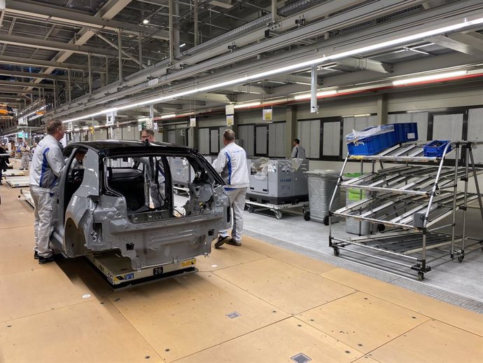 Producción del Volkswagen ID.3 en la planta de Zwickau (Alemania)