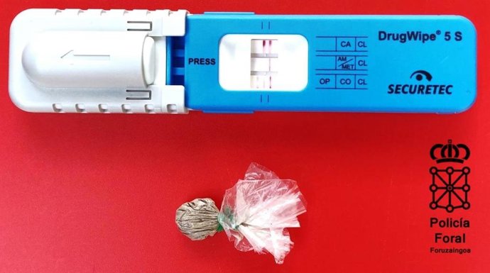 Imagen de la prueba de drogas.