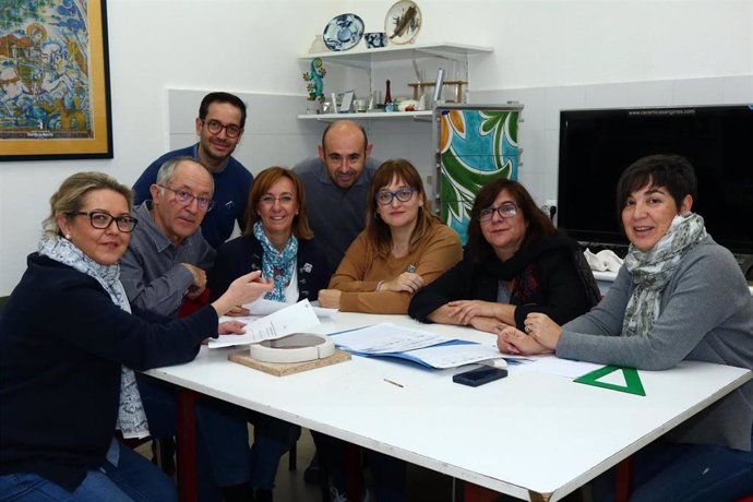 Miembros de la asociación Tierras de Cerámica que viajarán a Bogotá