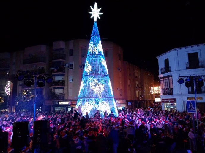 Inauguración del alumbrado de Navidad en Alcalá de Guadaíra