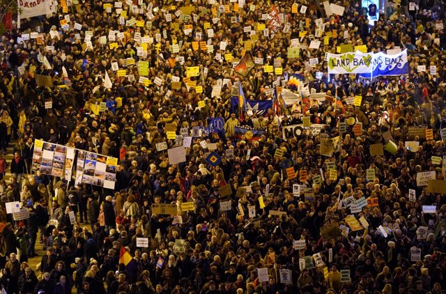 Marcha por el clima en Madrid