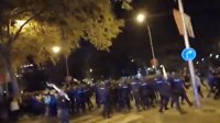 Dos detenidos del grupo antisistema 'Balck Bloc' y seis policías heridos durante la Marcha por el Clima