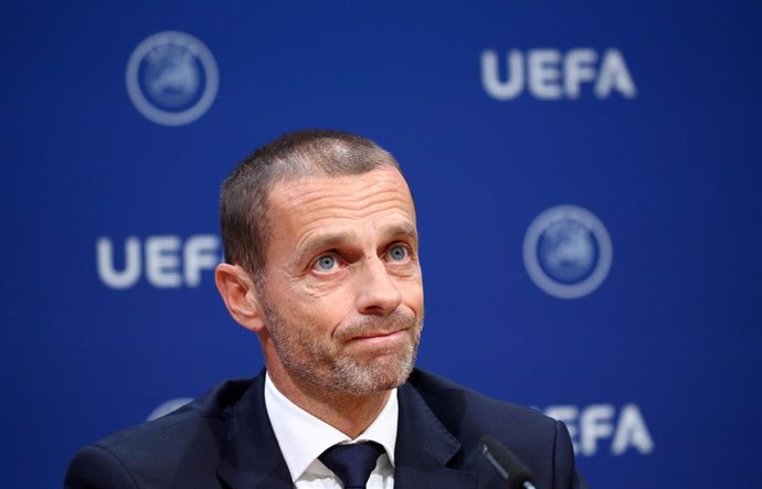 El presidente de la UEFA, Aleksander Ceferin