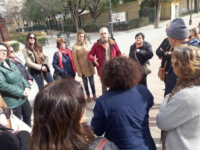 El delegado del Distrito Cerro-Amate y de Bienestar Social, Empleo y Planes Integrales de Transformación Social, Juan Manuel Flores