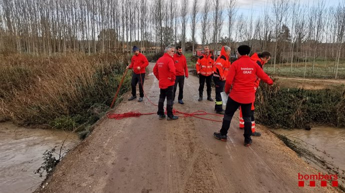 Diversos cossos d'emergncies busquen un jove desaparegut a l'rea de Sils (Girona), 6 de desembre del 2019 (Arxiu)