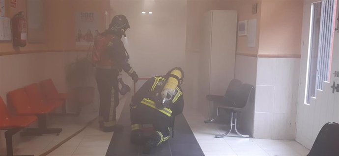 El centro de salud 'Los Marqueses' de Linares realiza un simulacro de incendios