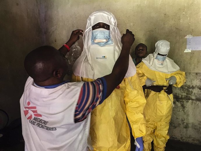 Trabajos de MSF contra el ébola en República Democrática del Congo
