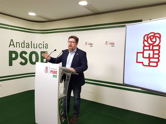 El portavoz adjunto del Grupo Parlamentario Socialista y parlamentario autonómico por Almería, Rodrigo Sánchez Haro, este sábado