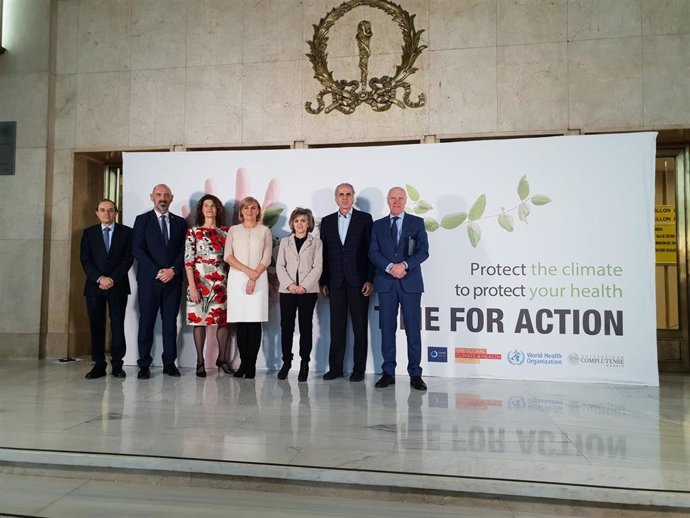 María Luisa Carcedo inaugura la jornada Acceleration: driving climate action to protect health