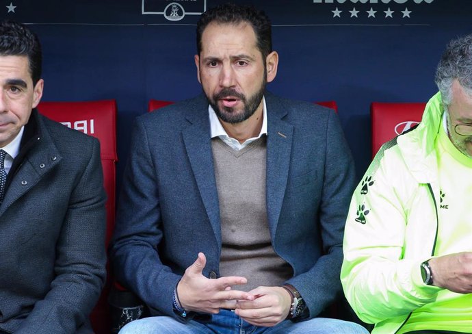 El entrenador del RCD Espanyol, Pablo Machín