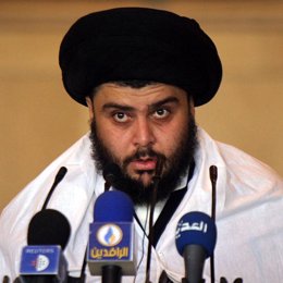 El clérigo chií iraquí Muqtada al Sadr