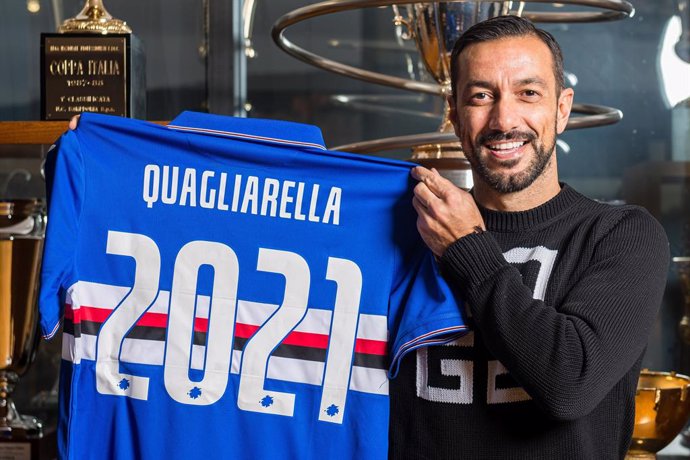 Fútbol.- El veterano Fabio Quagliarella renueva con la Sampdoria hasta 2021