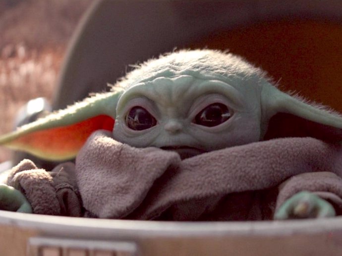 Baby Yoda en The mandalorian