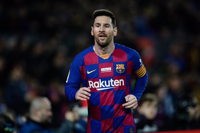 Lionel Messi, en un partido con el FC Barcelona.