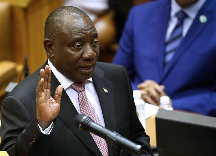El presidente de Sudáfrica, Cyril Ramaphosa