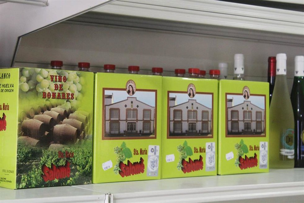 Vinos de la Sociedad Cooperativa Andaluza Santa María Salomé