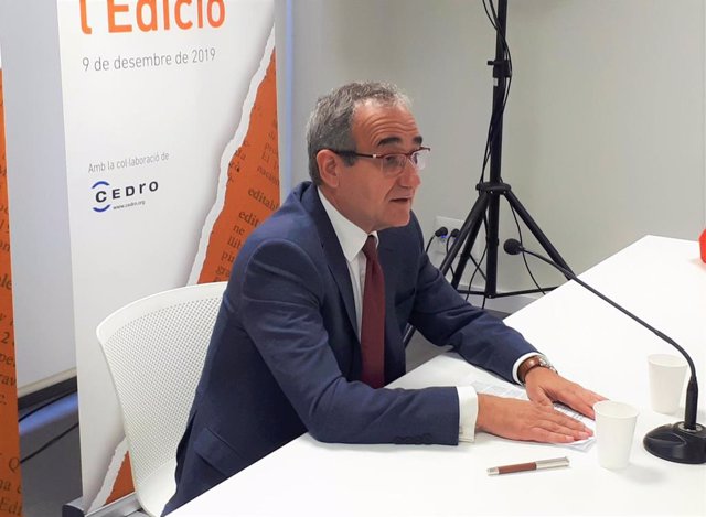 El presidente del Gremi d'Editors de Catalunya, Patrici Tixis
