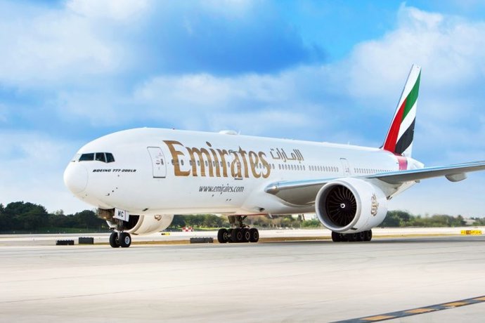 Avión de Emirates