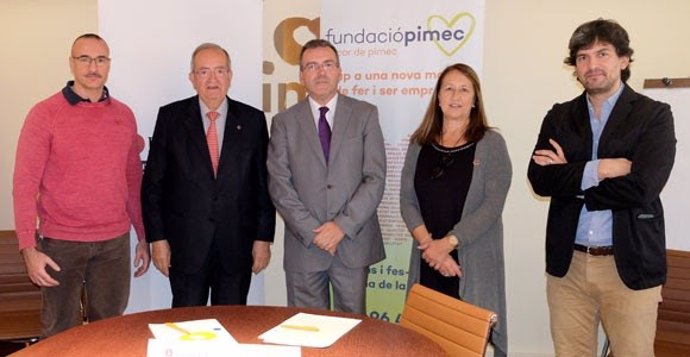 La Fundación Pimec y Blanquerna-URL trabajarán conjuntamente para fomentar los O