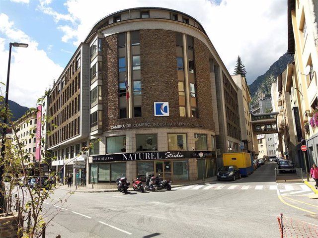 La sede de la Cámara de Comercio, Indistria y Servicios de Andorra