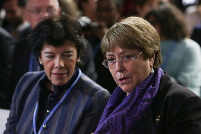 AMP.-COP25.- Bachelet pide que los jóvenes participen en las decisiones: "Han es
