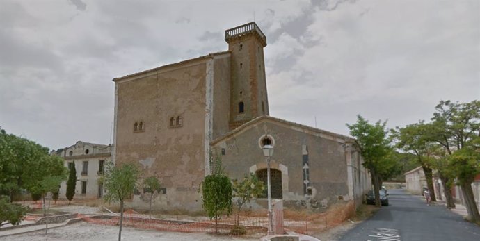 El Palacio que forma parte de la colonia de Santa Eulalia en Sax.