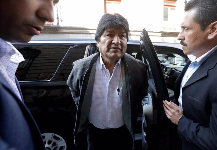Evo Morales en Ciudad de México