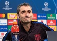 Ernesto Valverde: "El año pasado hicimos un gran partido en Milán sin Messi"