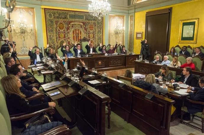 Pleno del Ayuntamiento de Lleida.