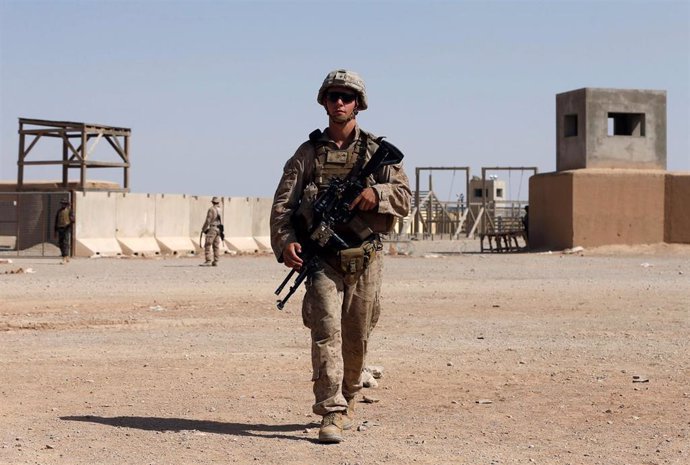 Un soldado del Ejército de Estados Unidos en la provincia afgana de Helmand.
